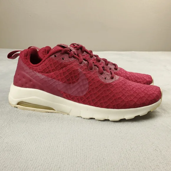 Nike Air Max Motion Womens 8 Gym Shoes Athletic Sneakers Burgundy Red 844895-660 - Picture 13 of 13